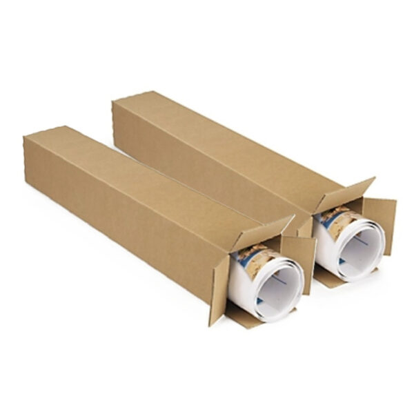 Lange Teckelbox doos 80 x 10 x 10 cm - 2x - verzenddozen - karton
