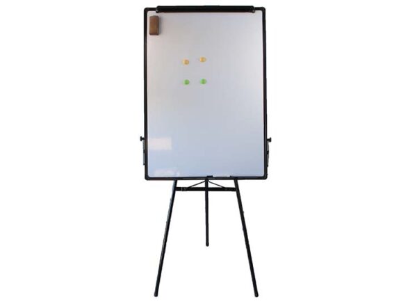 Aanbieding Lowander Flipover Bord - Whiteboard & Magneetbord - 100x70 cm - Zwart